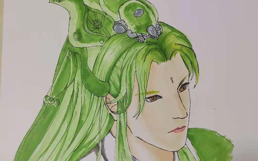 手绘孤鸿寄语:默苍离_哔哩哔哩 (゜-゜)つロ 干杯~-bilibili