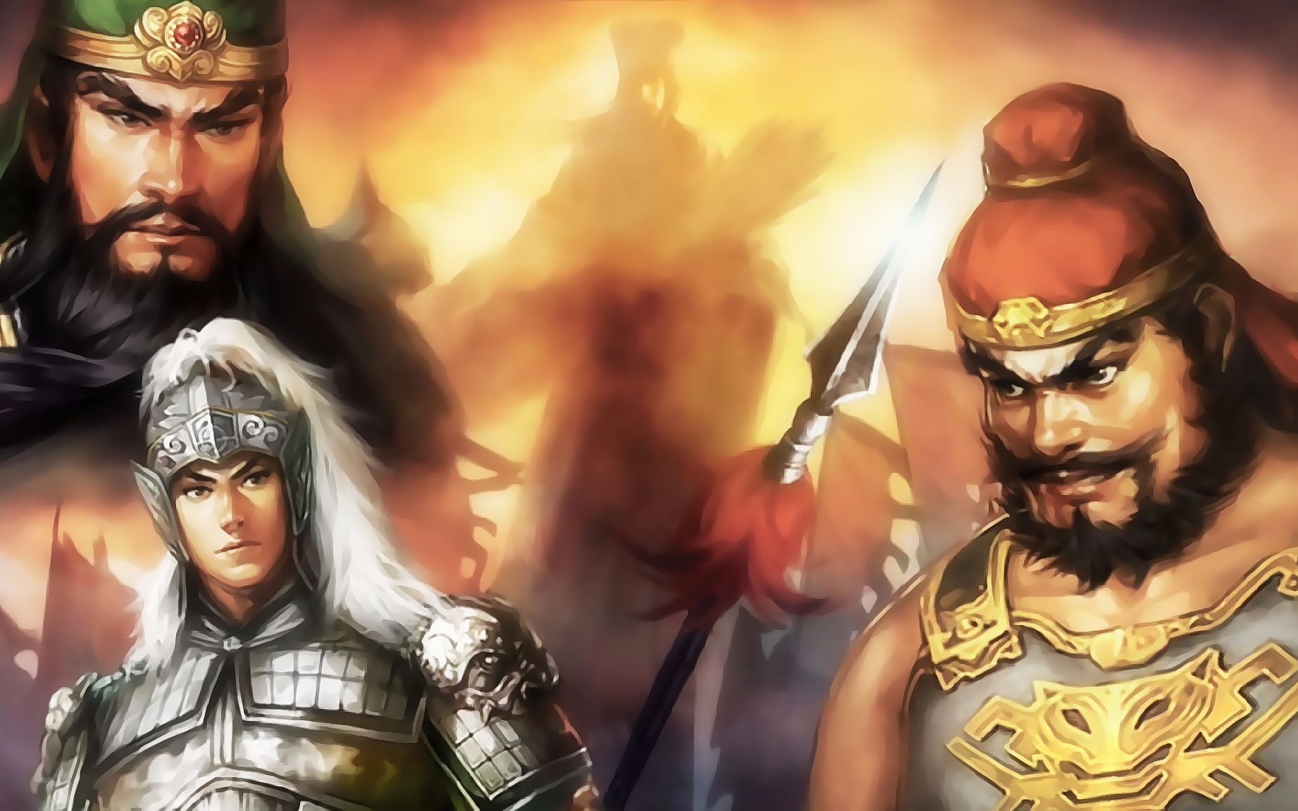 原来张飞真的可以把许褚按在地上打,三国志11威力加强版203年剧本新野