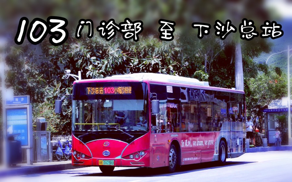 [深圳公交][pov 23]深圳巴士集团103的最后一天 门诊部 至 下沙总站