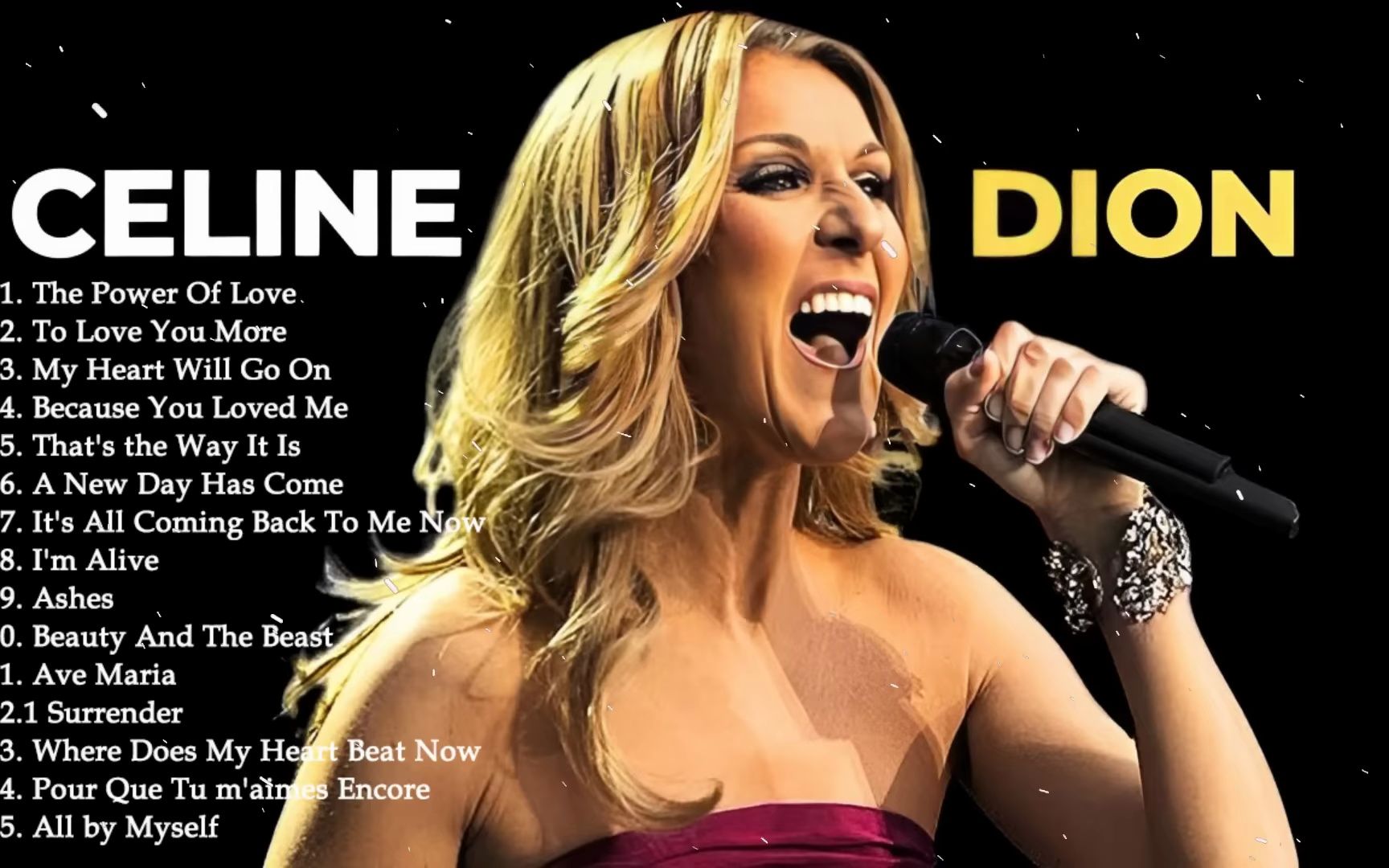 celine dion greatest hits - best songs 2023 90 the best of