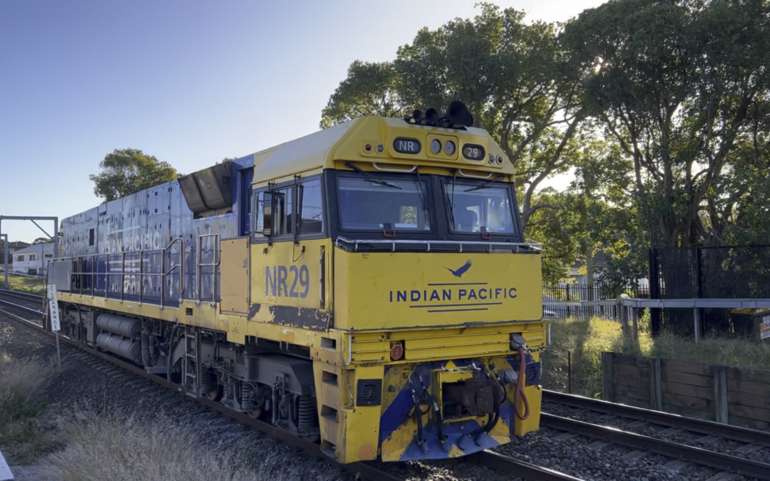 【澳大利亚铁路】indian pacific nr class内燃机车单机通过