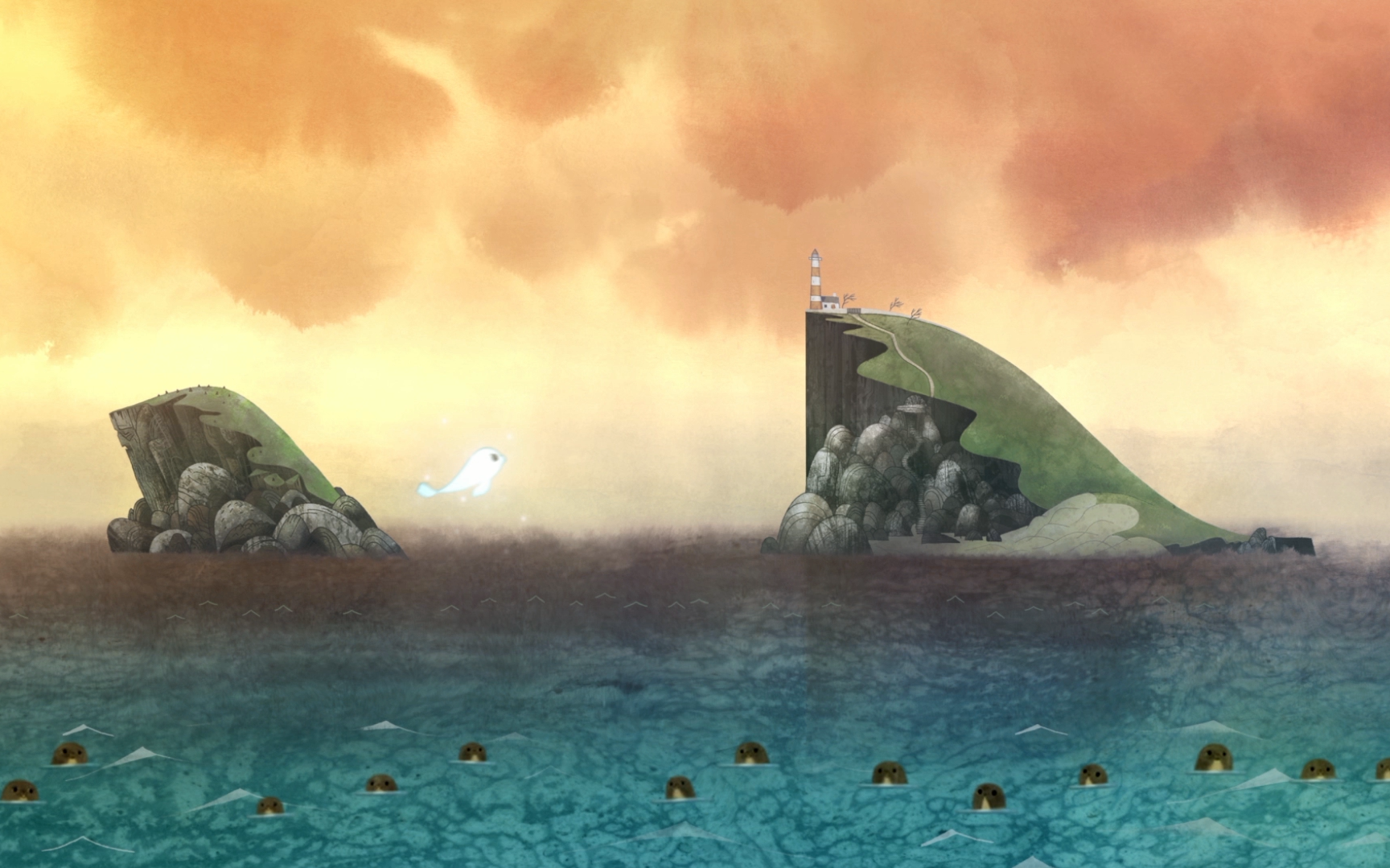 【cg短片】用数字技术重建《海洋之歌》手绘场景