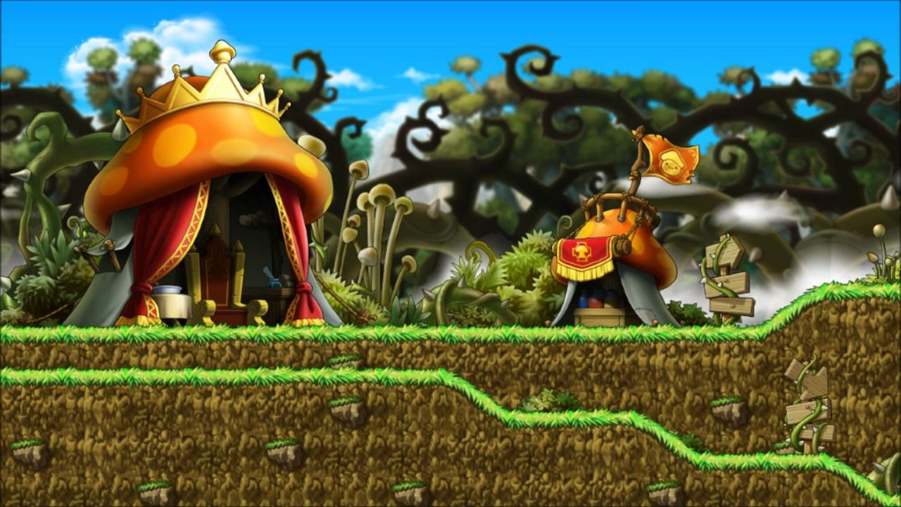 伊卡精选:冒险岛 maplestory bgm mushroom castle - blue sky 蘑菇城