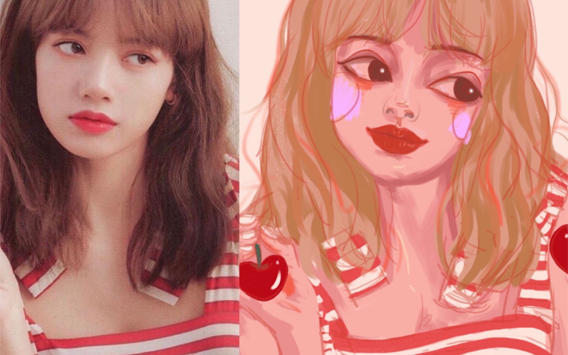 lisa lisa爱心发射,有需要笔刷可以留言,分享给你们