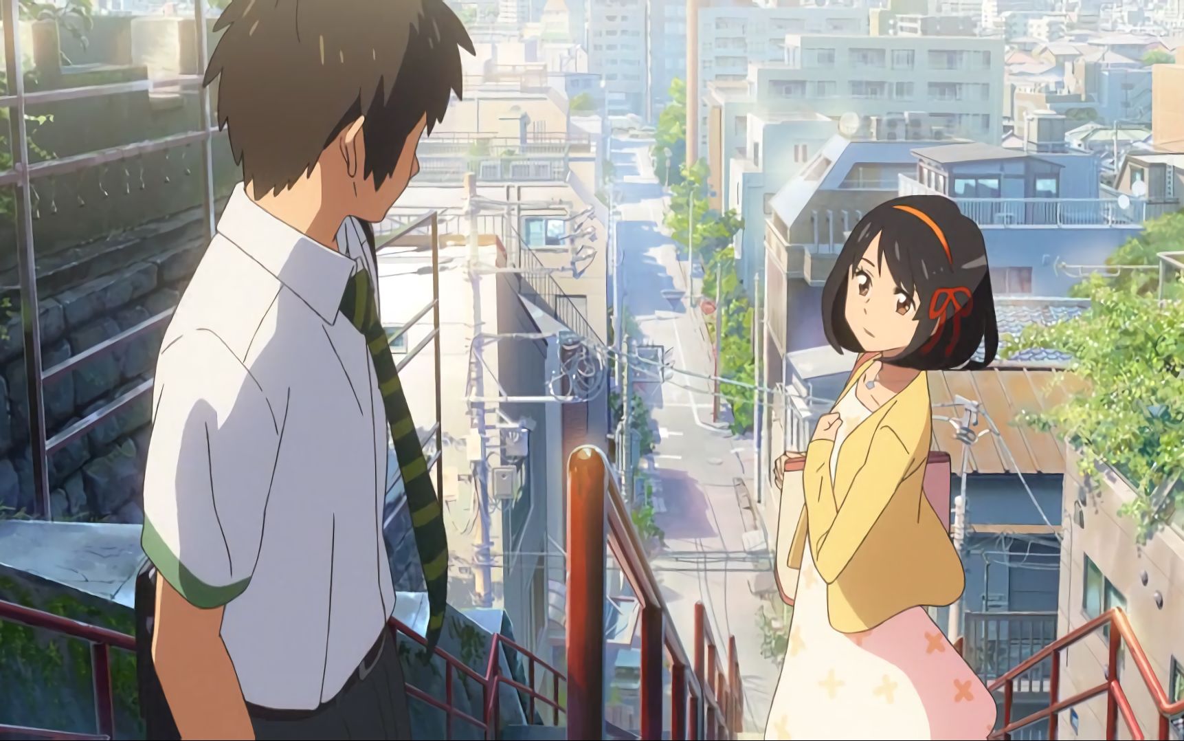 【你的名字/原画1080p】星星坠落的小镇【风夏插曲】