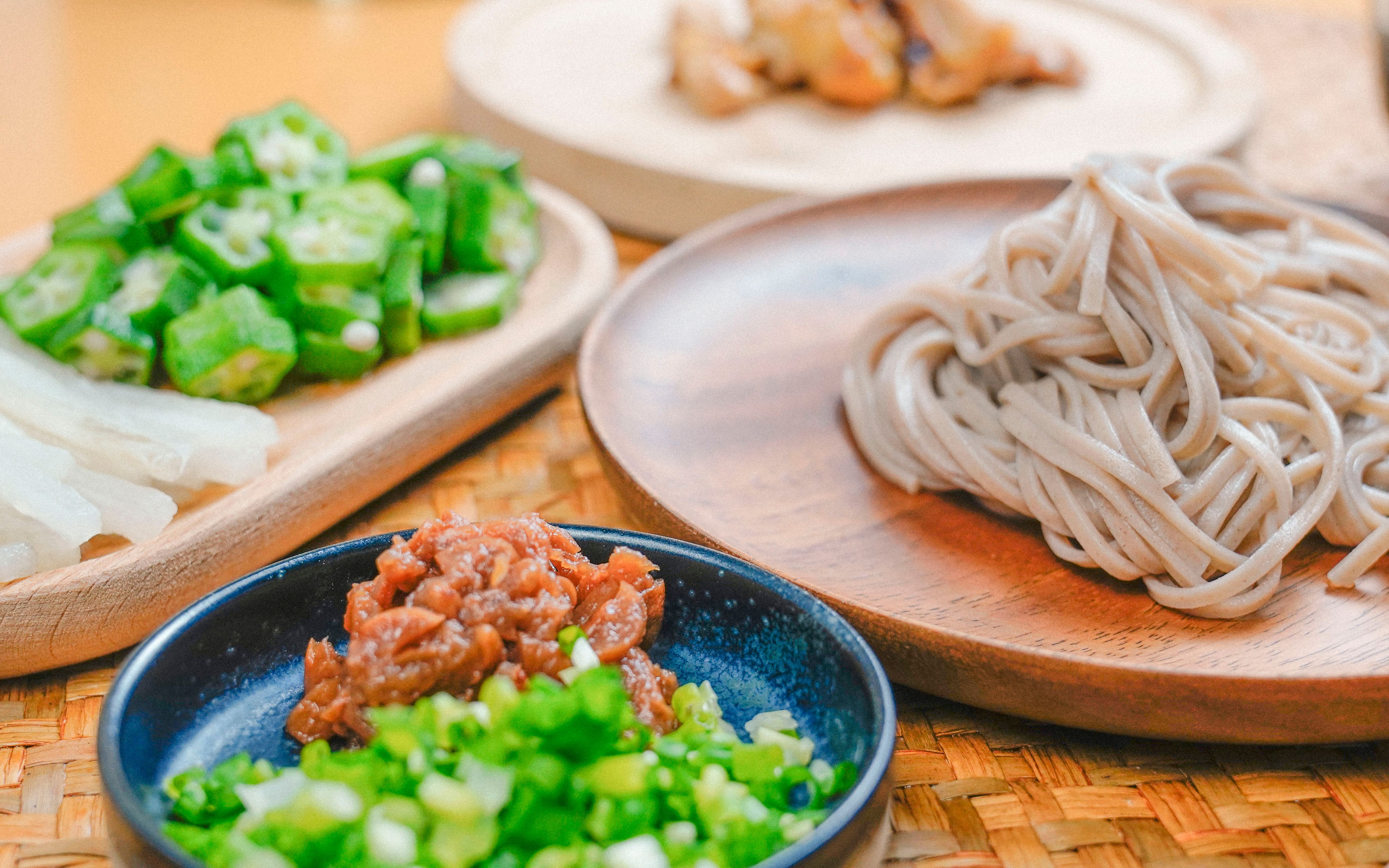 日式荞麦面,一道主食也能很丰盛.