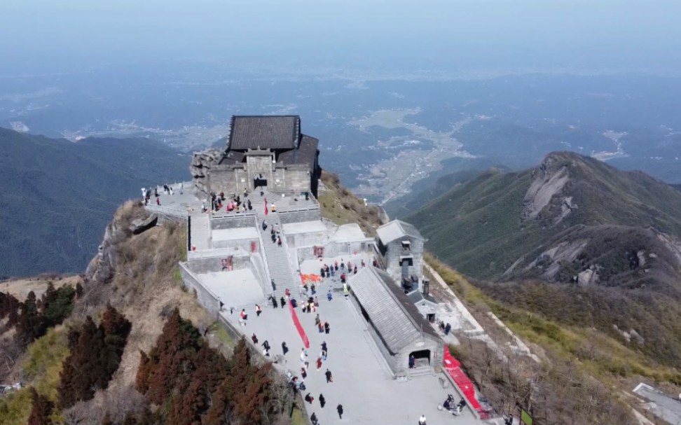 祝融峰全景图图片