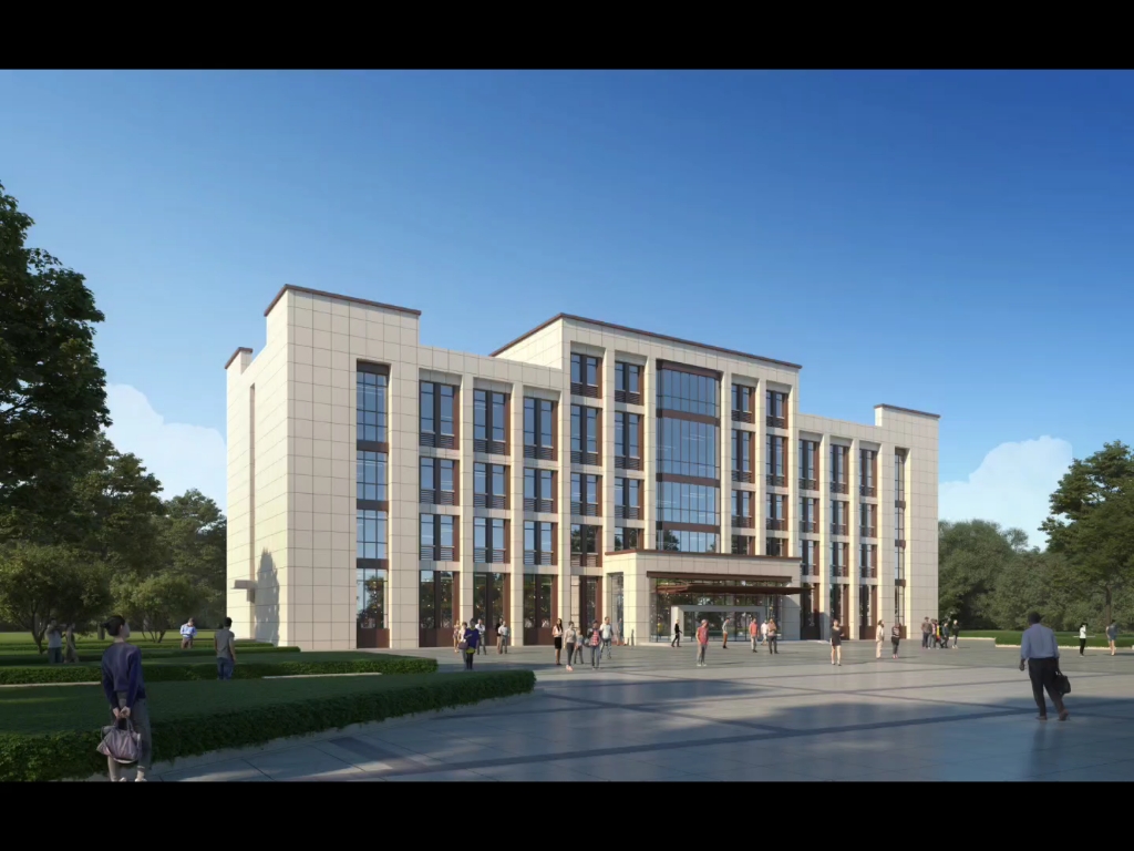 一套商业,办公楼效果图