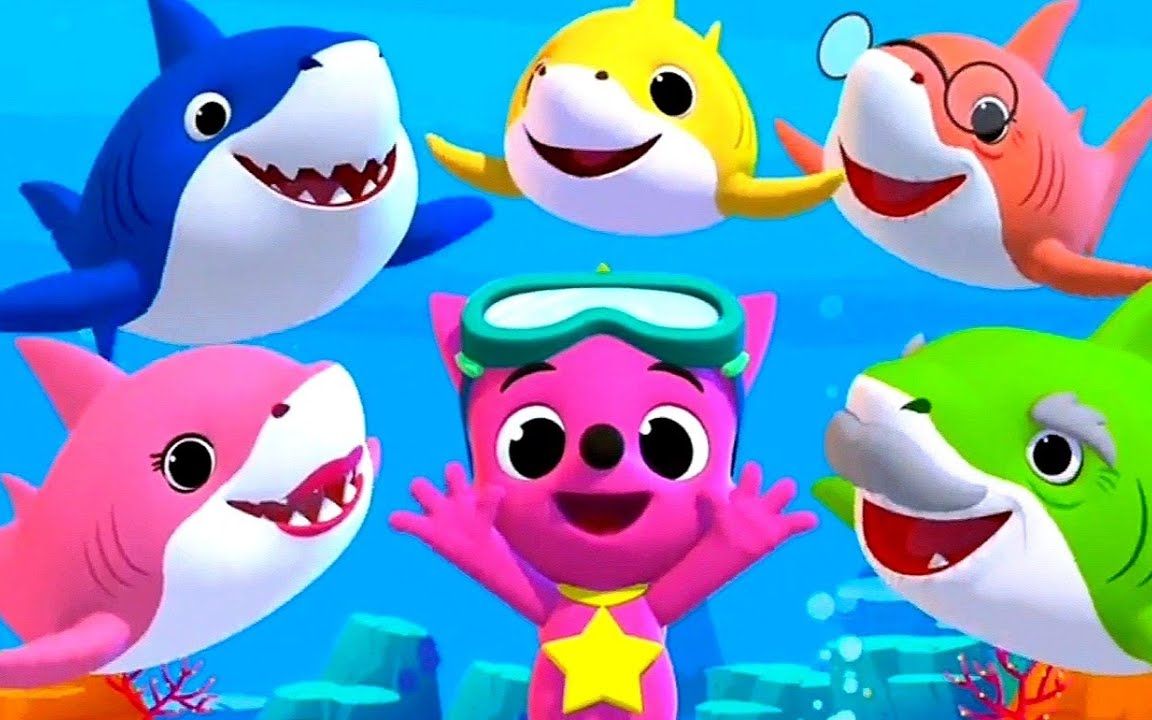 [图]『儿歌神曲Baby Shark多版本合辑』 一起来跳鲨鱼舞吧 Baby Shark Dance! Different Versions by Pinkfong