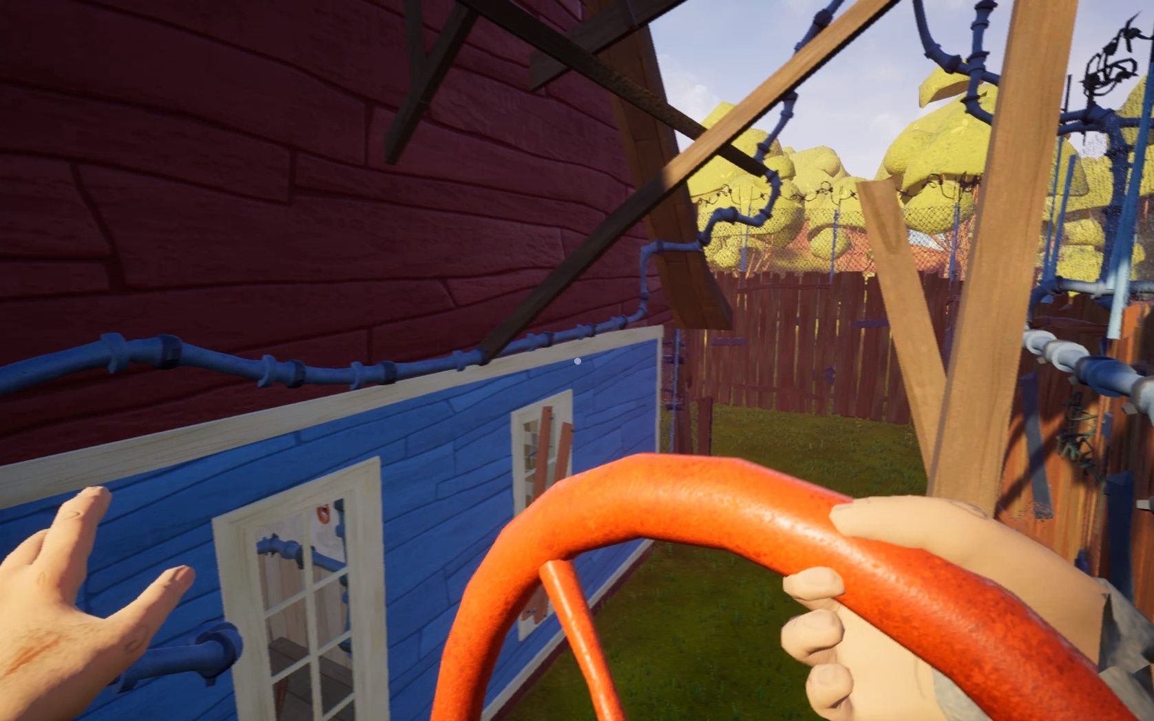 你好邻居第二章通关攻略(大门过关法)