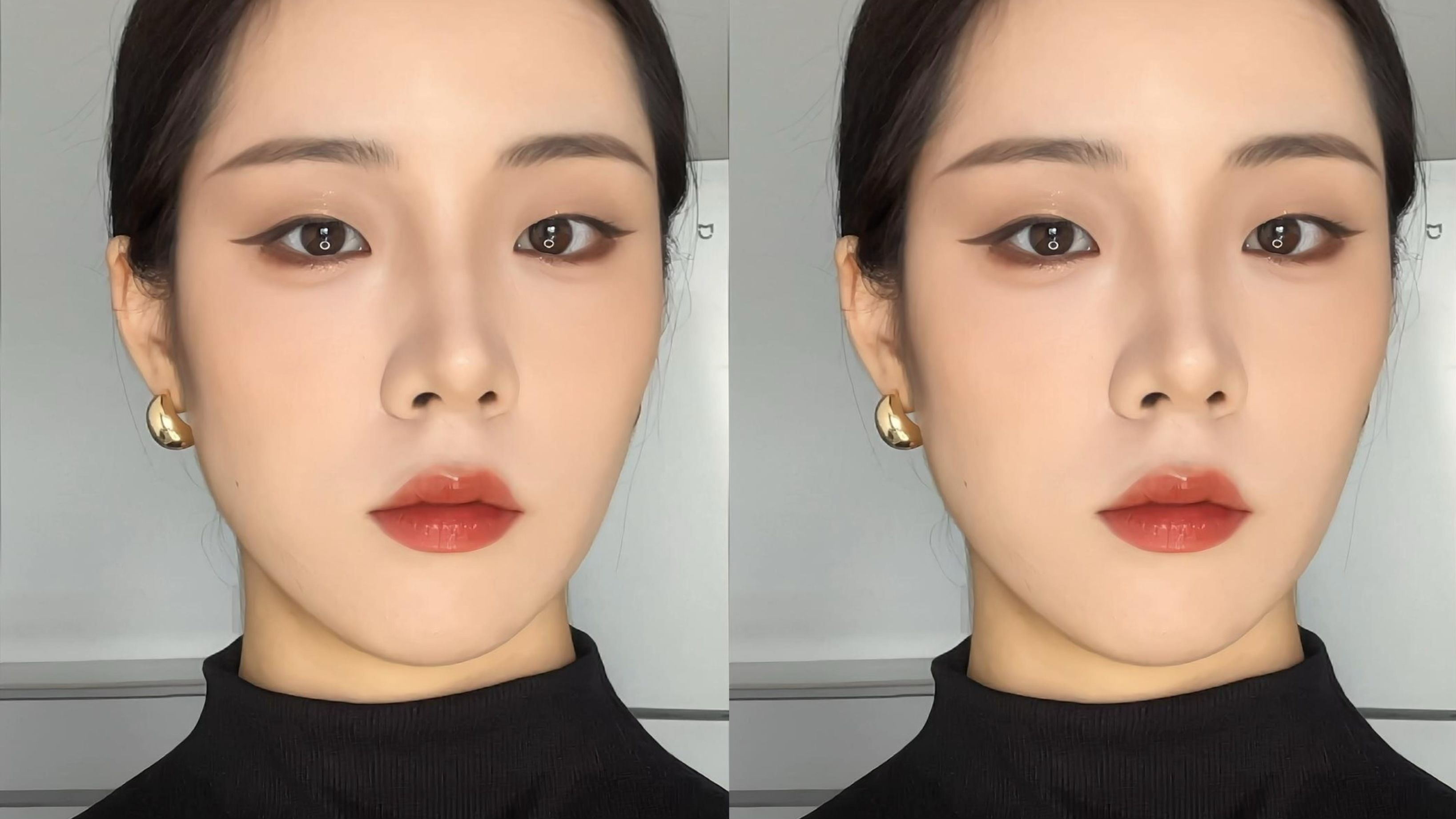 我说 单眼皮和韩系眼妆不要太般配