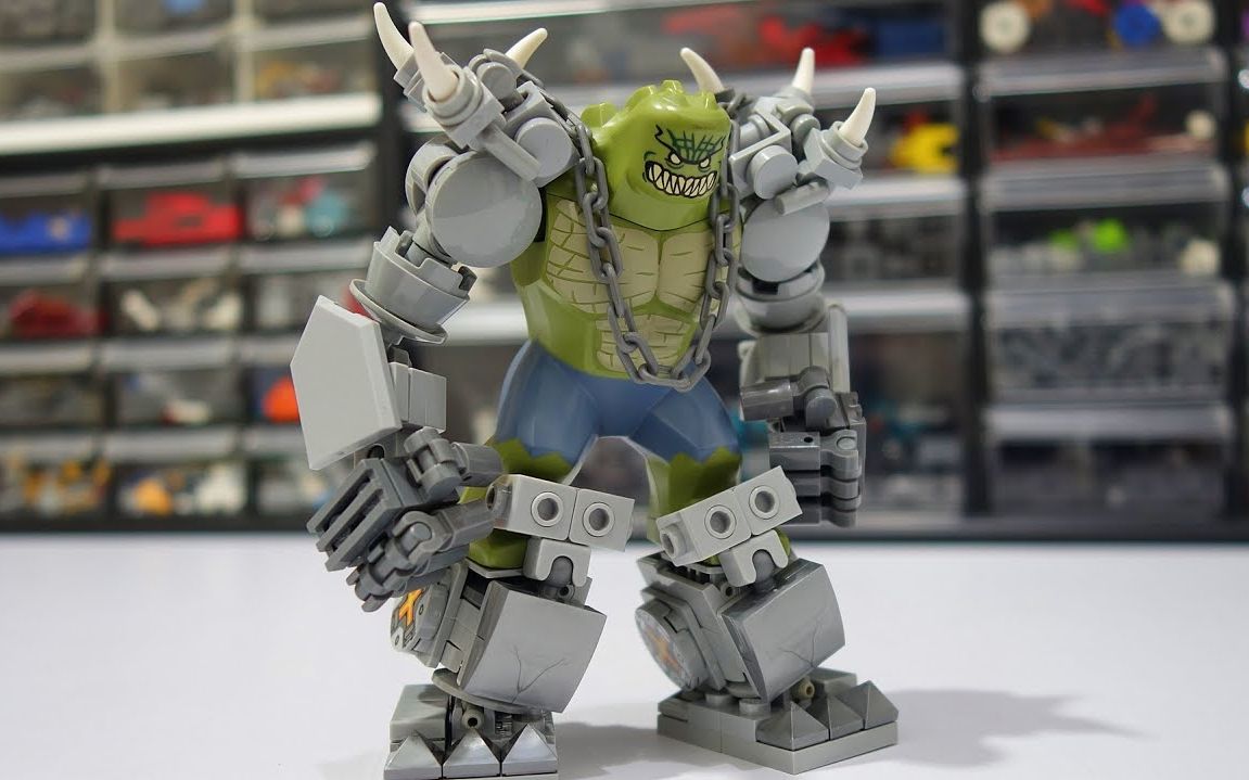 乐高moc教程终极鳄鱼杀手机甲拼搭指南