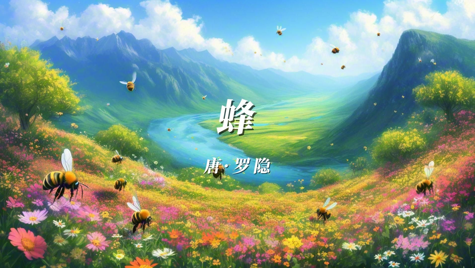 小学生必背古诗词之《蜂》