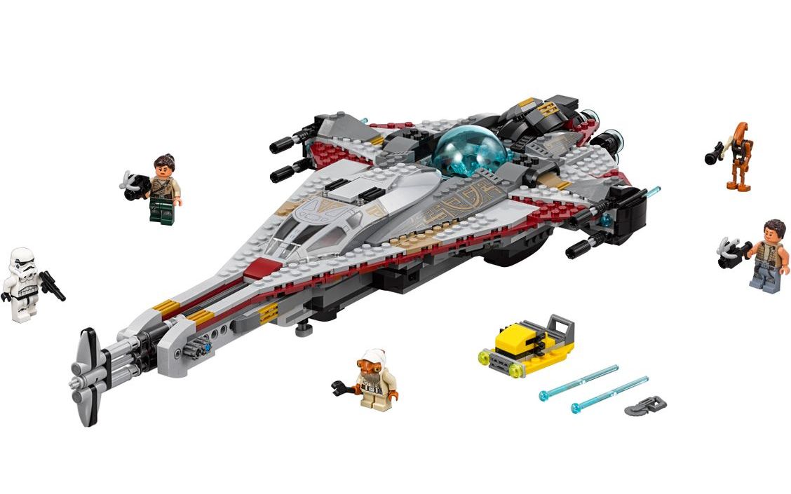乐高lego75186星球大战矢锋战机2017速拼评测