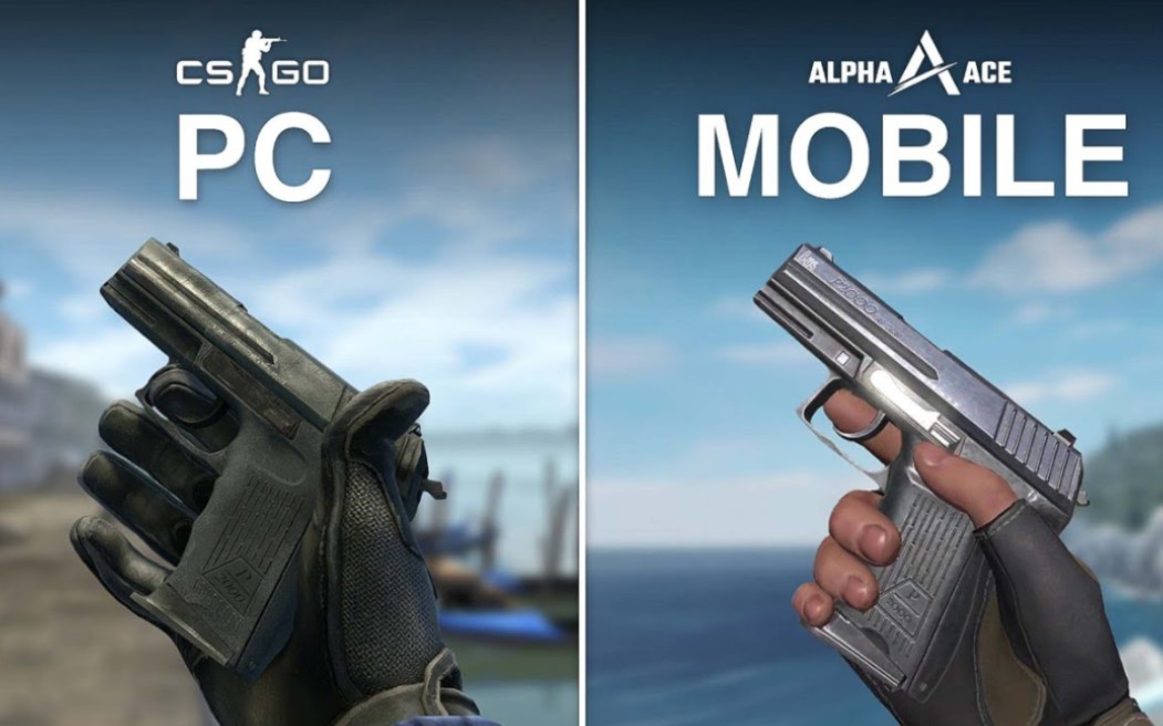 [图]最像CSGO的手游？来看看Alpha Ace对比CSGO