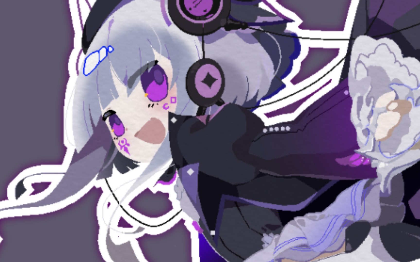 【板绘录屏/arcaea】给朋友画的露娜