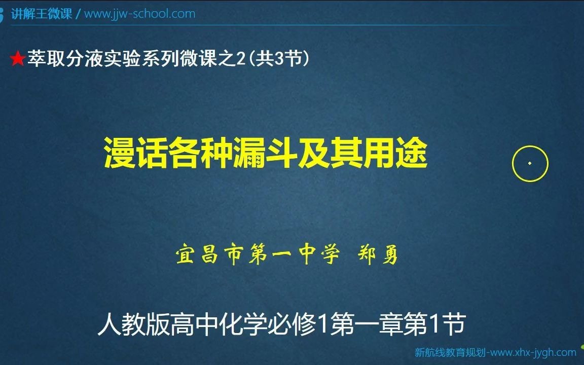 高三化学漫话各种漏斗及其用途哔哩哔哩bilibili