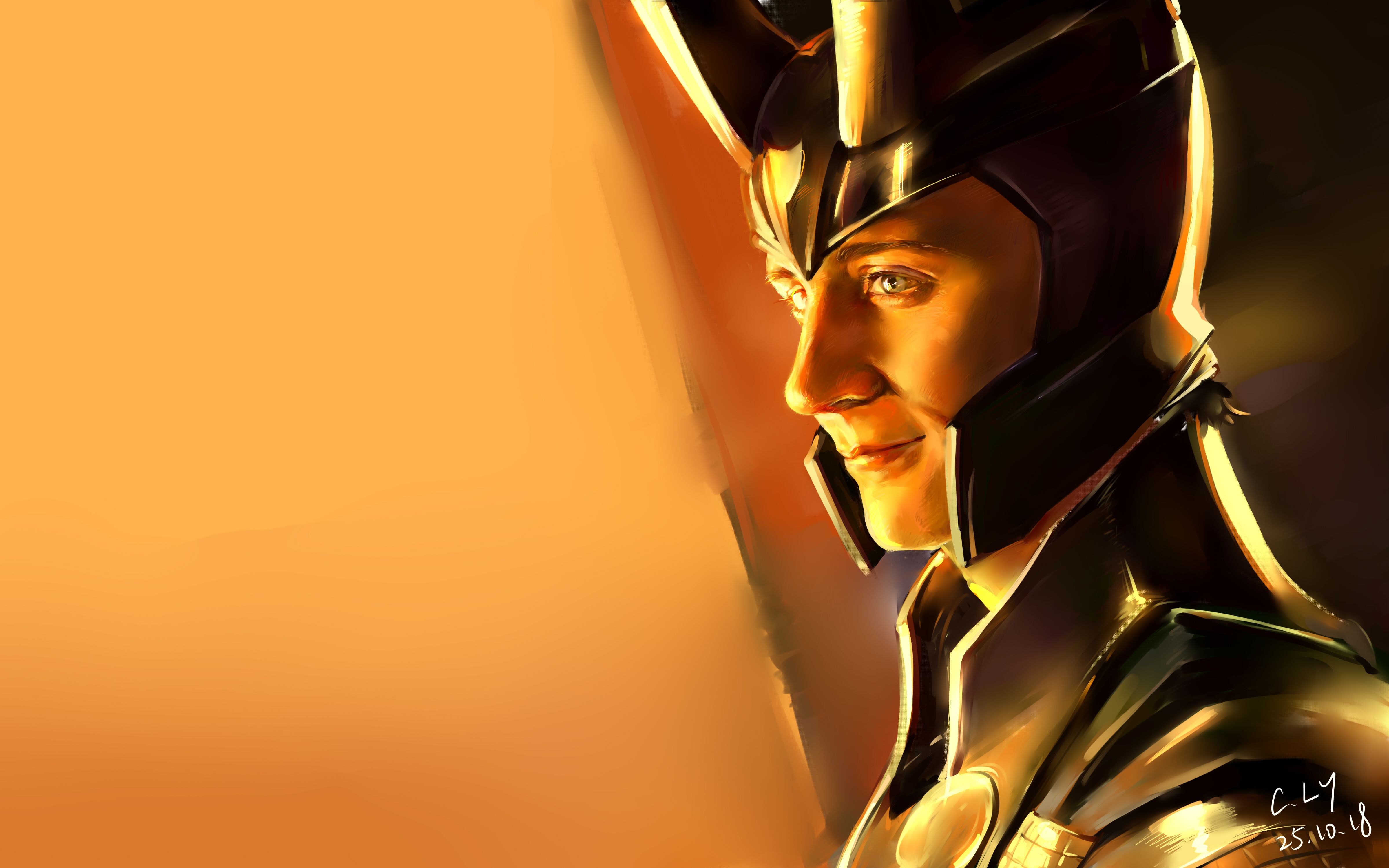 板绘厚涂厚涂一个软萌受的小洛基的板绘过程