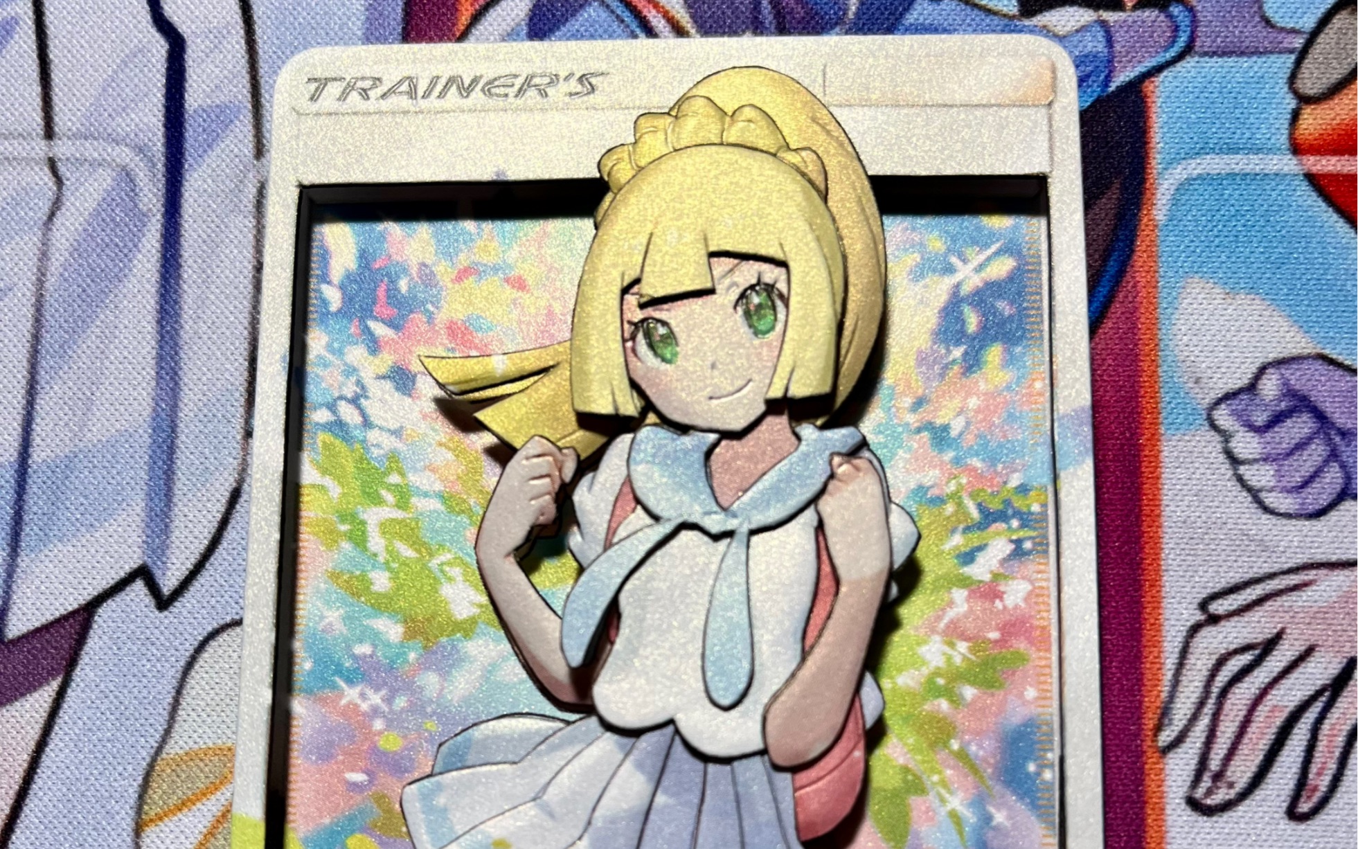 【ptcg】睡前给自己搓一个老婆 宝可梦卡雕 no.58 加油莉莉艾