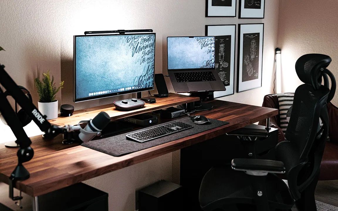 【desk tour】家庭工作室桌面升级改造之旅 | 桌面美学分享