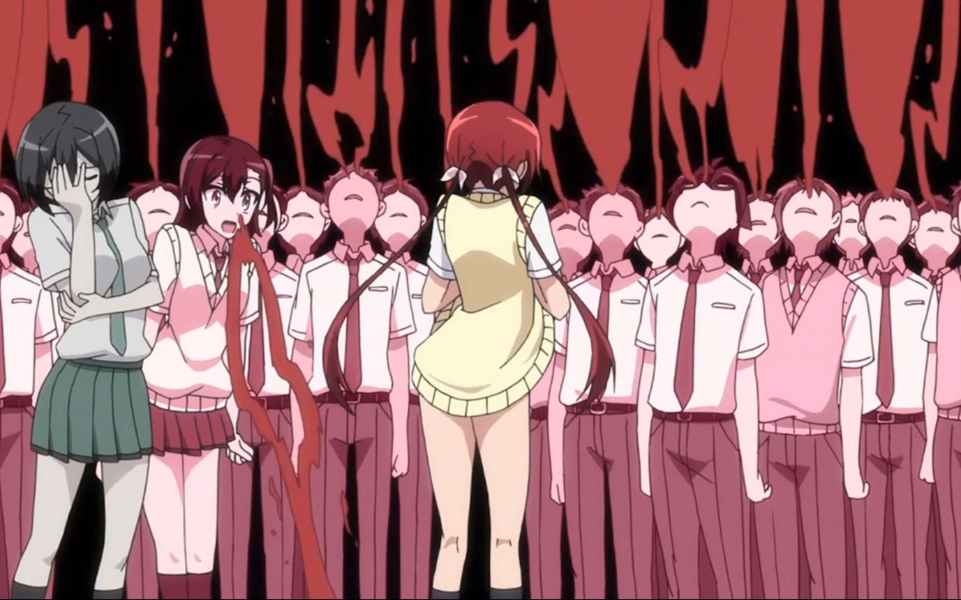 前方高能!动漫中的真空少女!