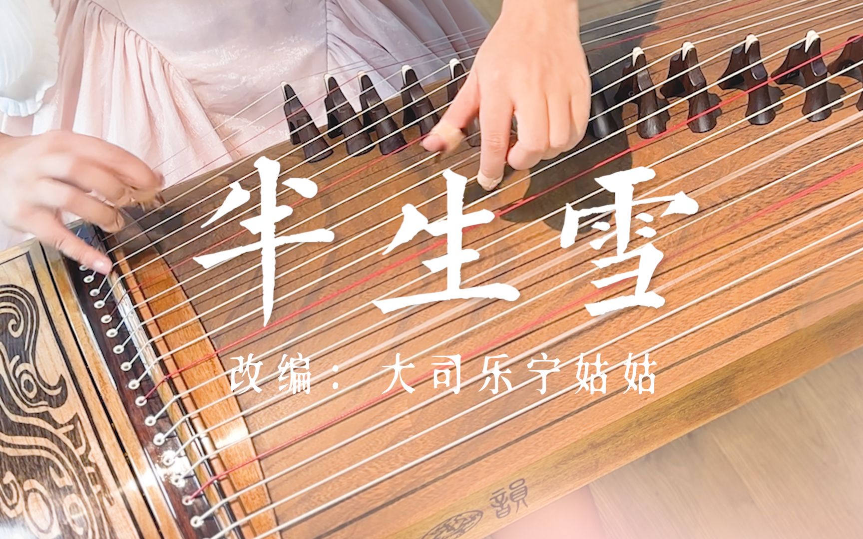 【古筝】弹奏《半生雪》，超好听的国风曲子！吹不散花落时节的眼泪-宁姑姑古筝测评-宁姑姑古筝测评-哔哩哔哩视频