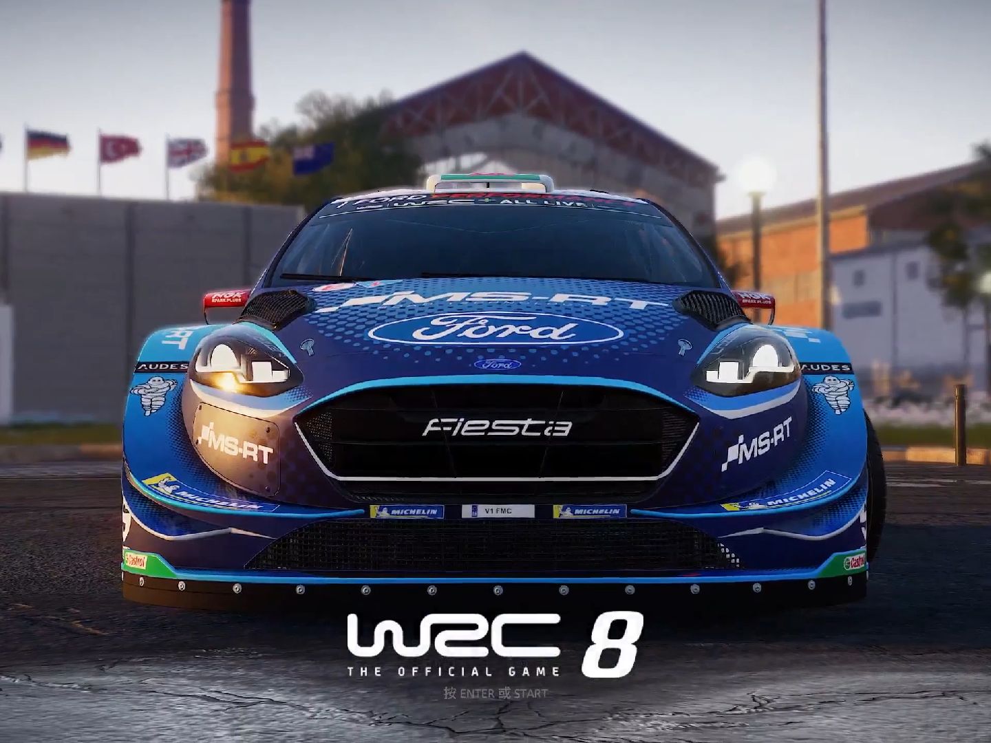 【wrc8】游戏主页大厅拉力赛主题曲bgm1