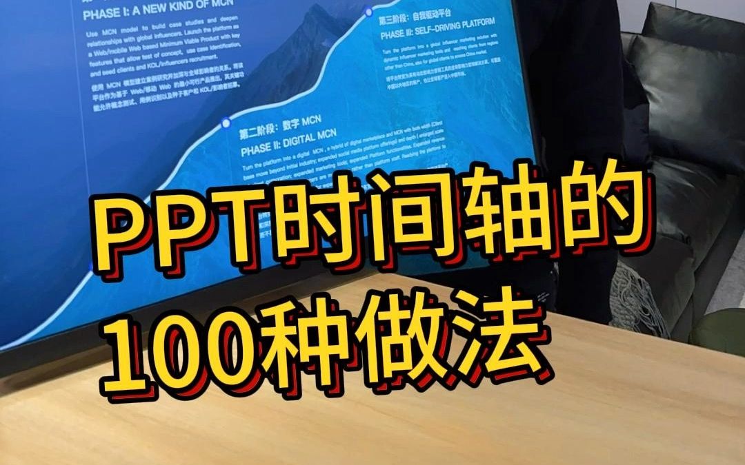 从零开始学做PPT  时间轴的100种做法哔哩哔哩bilibili