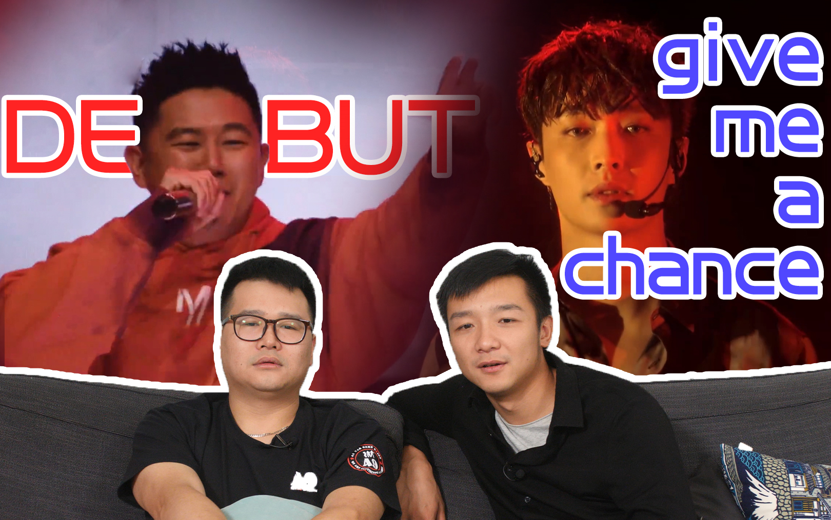 [图]【张艺兴】GIVE ME A CHANCE &【欧阳靖】DEBUT reaction，音乐公告牌这节目值得关注