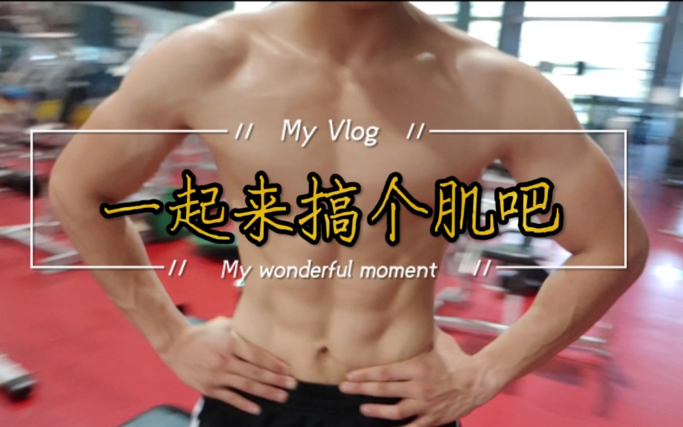 【健身vlog】胸部训练|备赛日常|一起来搞个肌吧(上)哔哩哔哩bilibili