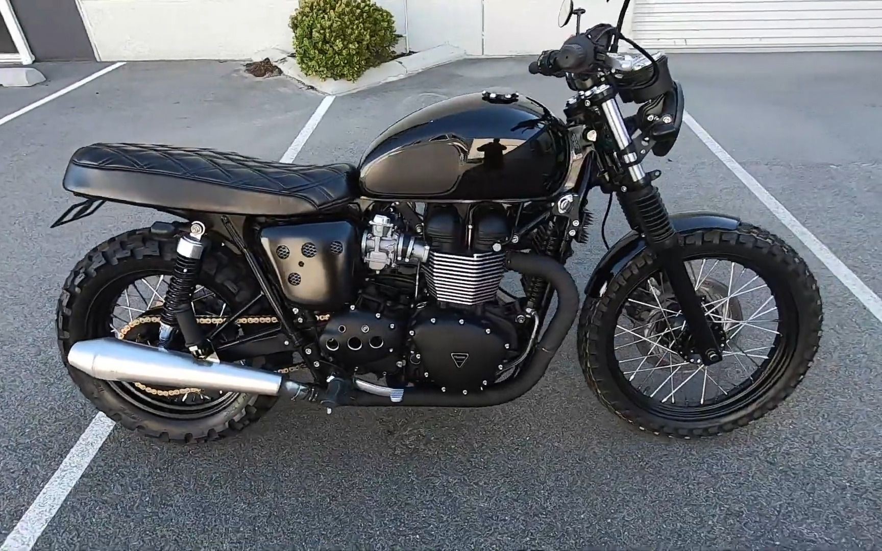 triumph t100 改 scrambler 分享