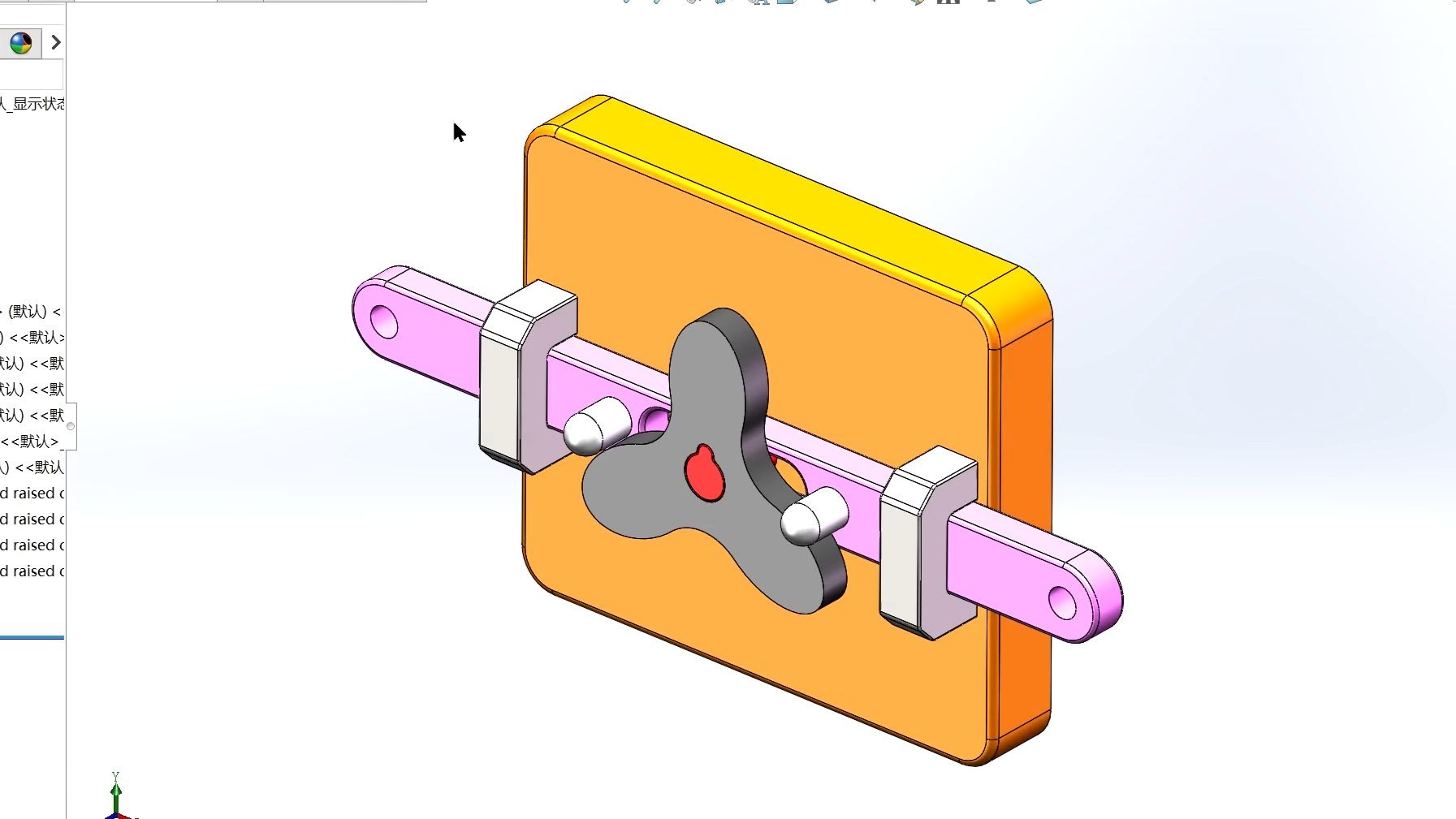solidworks一种凸轮机构建模 运动