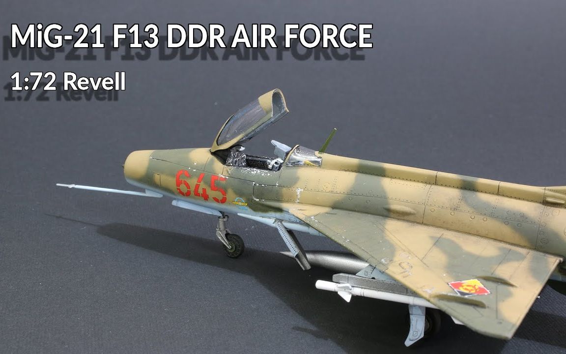 利華revell 1/72 mig-21 f13 