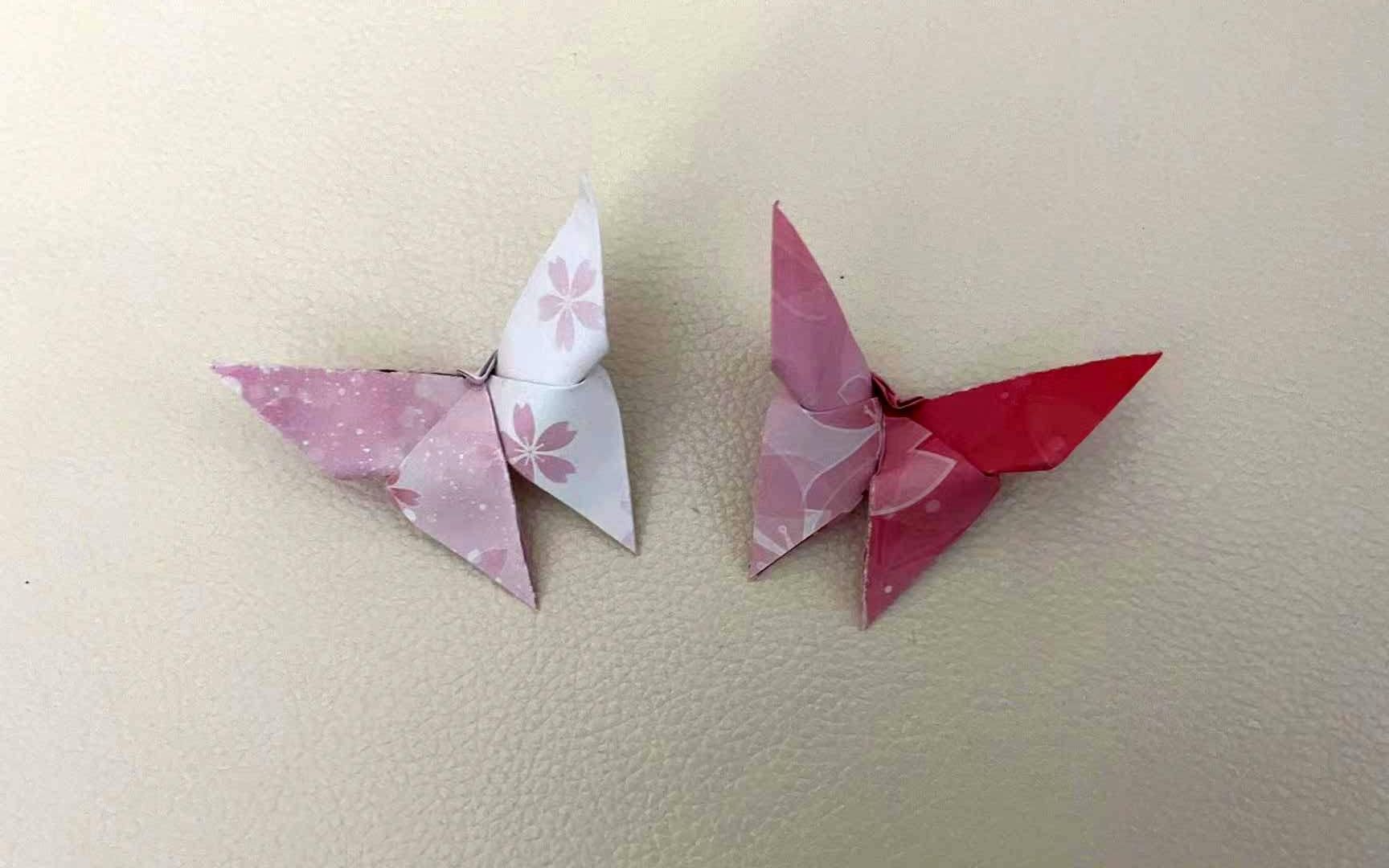 怎么折蝴蝶 B站
