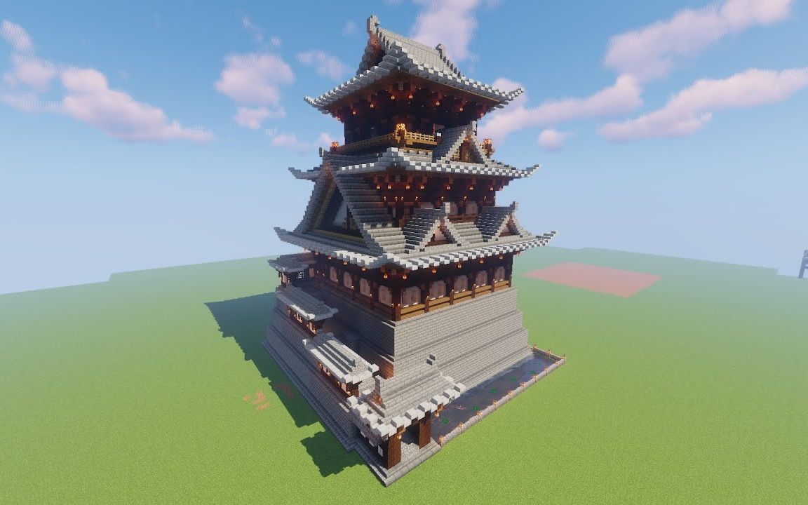 [图]【转载】Minecraft Japanese style 日式建築教學 - 小天守閣篇(终章)