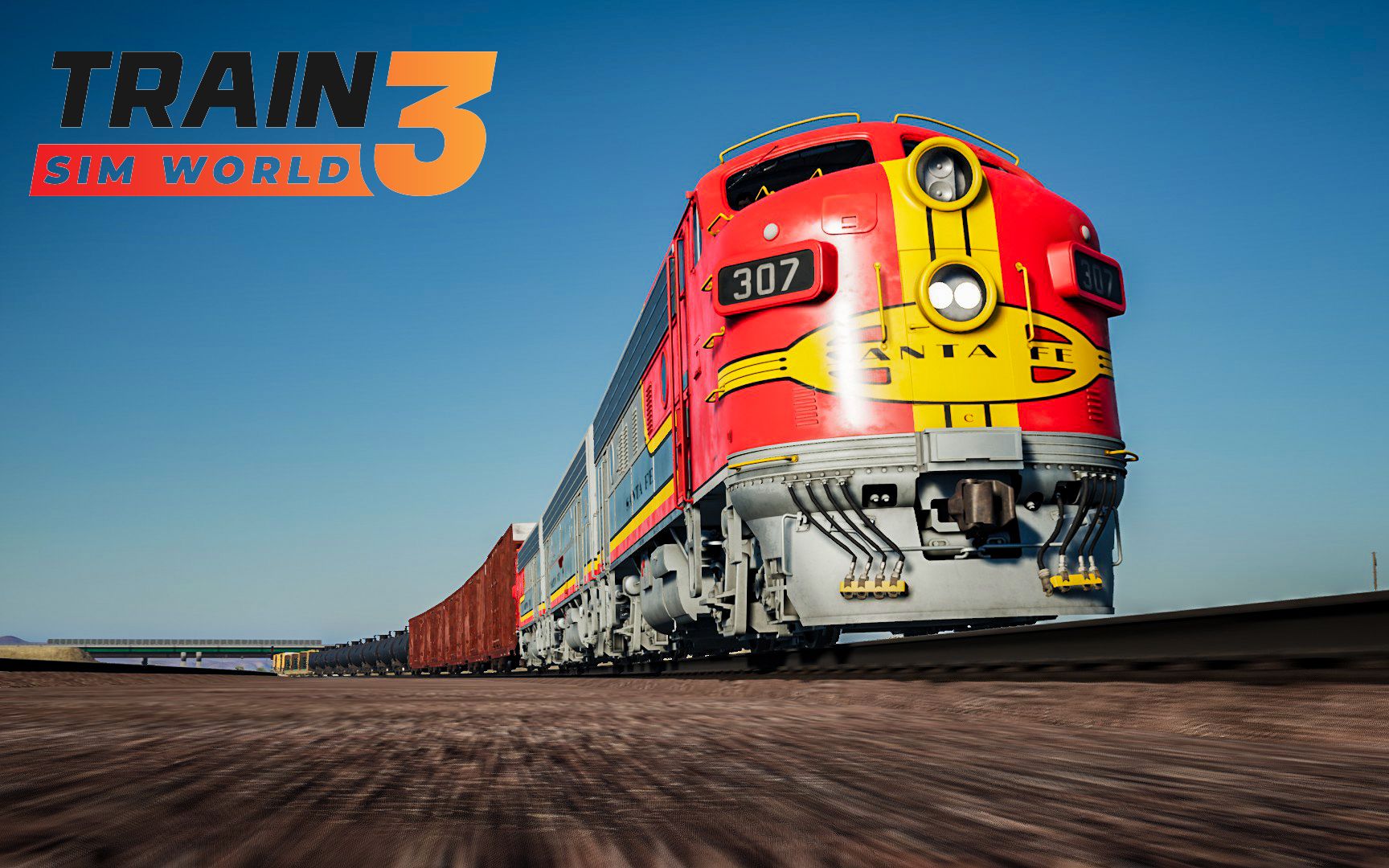 【tsw3】[126]美铁_santa fe_f7型内燃机车【卡洪山口线_场景任务