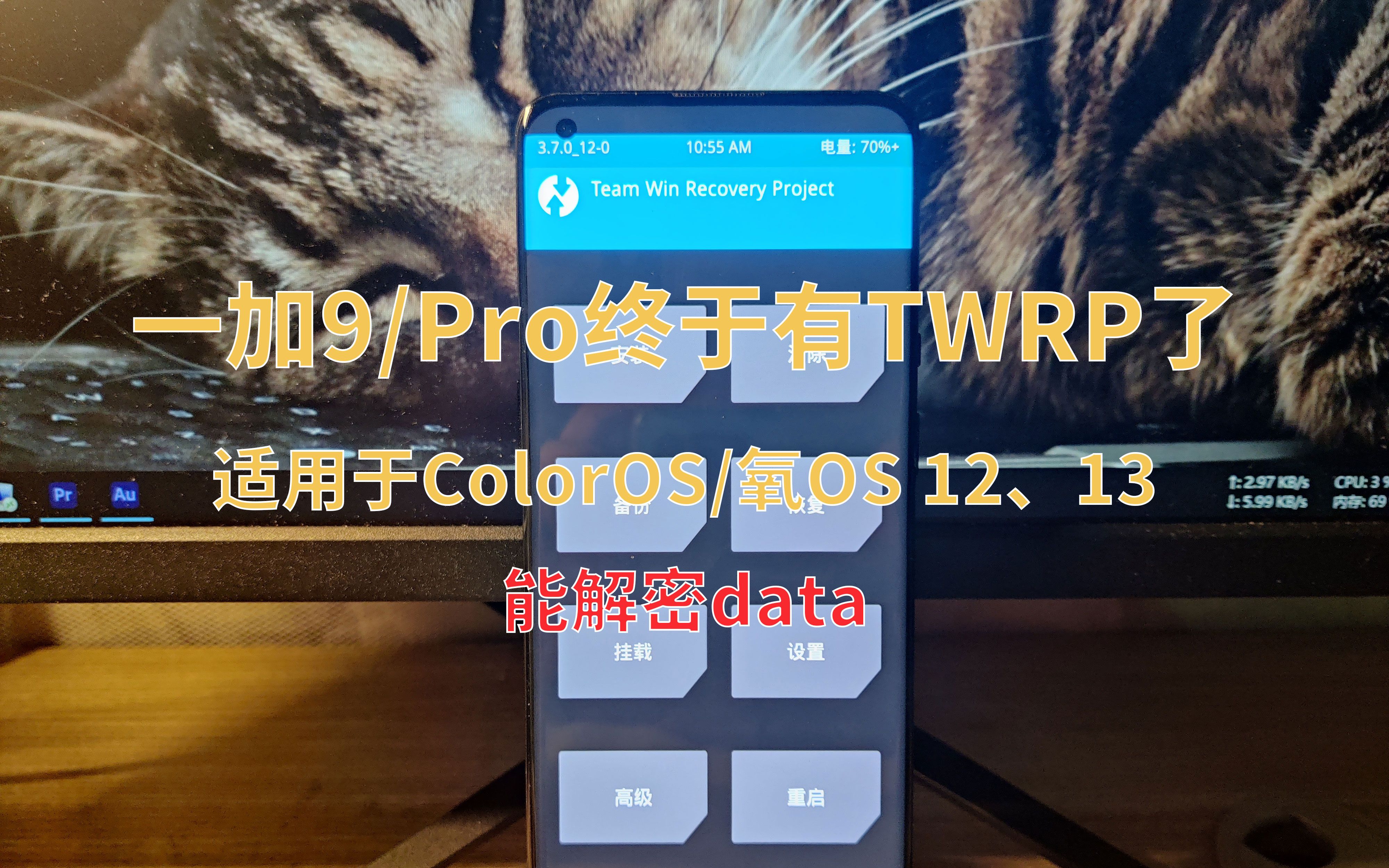 一加9 Pro ColorOS 12、13 TWRP已出,超简单刷入教程在此哔哩哔哩bilibili