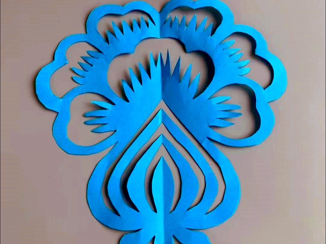 儿童益智手工,白菜剪纸