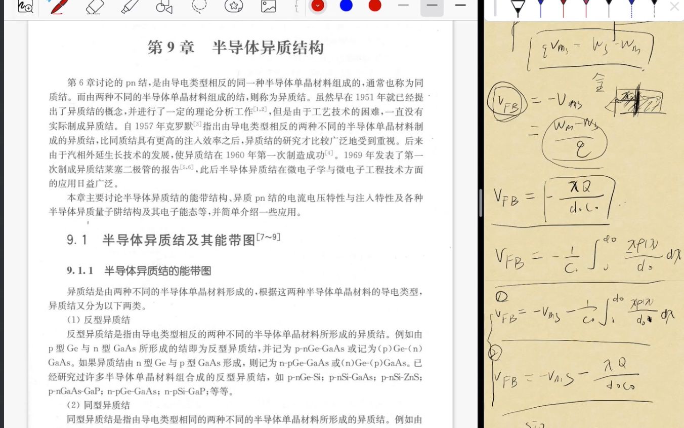 [图]中科院 中国科学院大学 国科大 24考研【804】半导体物理 刘恩科 第七版 第九章 半导体异质结构