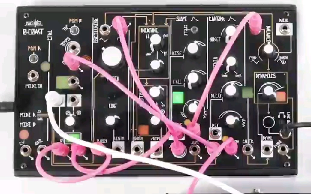 [图]【makenoisemusic】Patch programming a sub-oscillator on the 0-Coast!