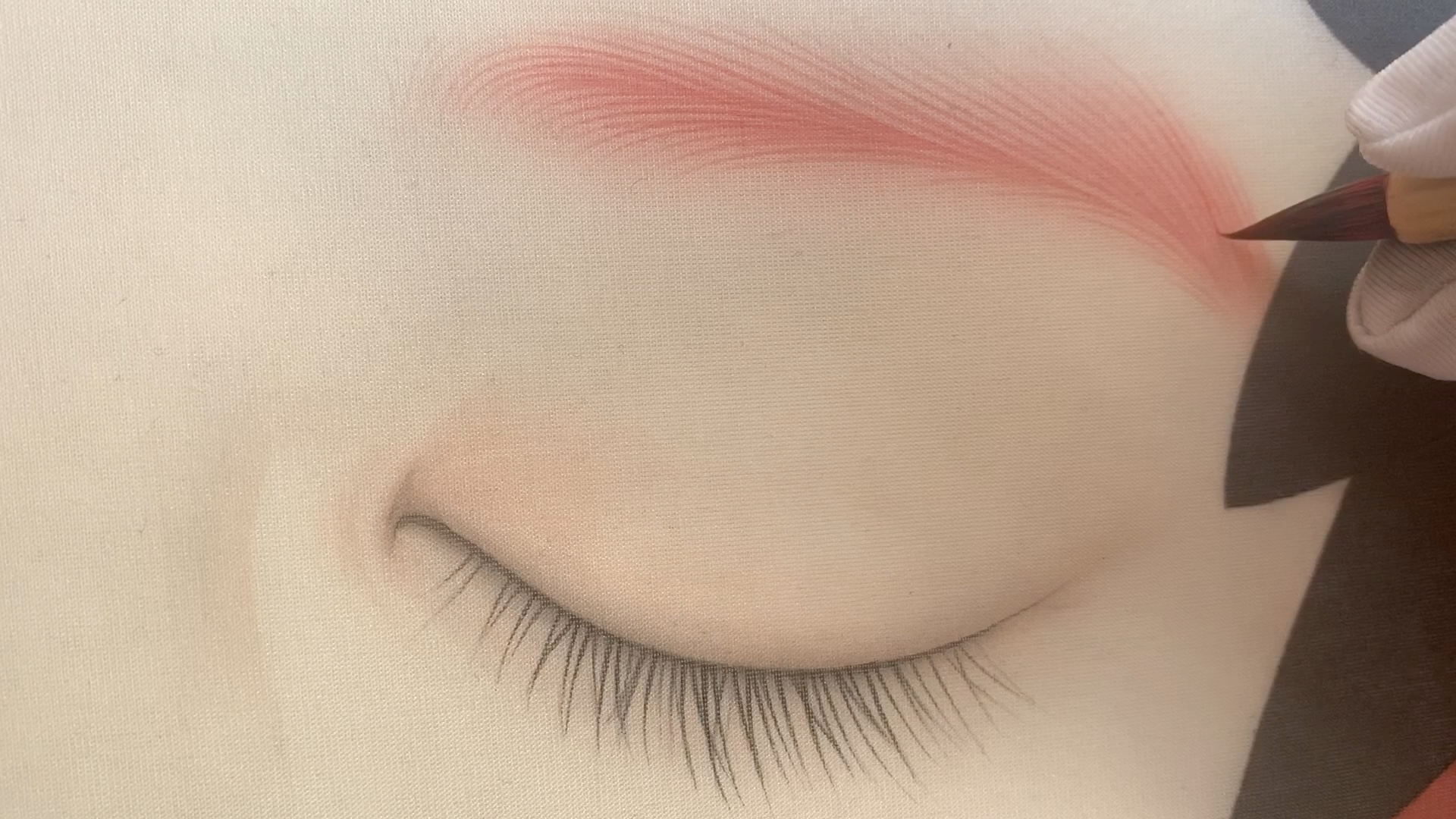 【工笔画】复勾眉毛喽_哔哩哔哩 (゜-゜)つロ 干杯~-bilibili