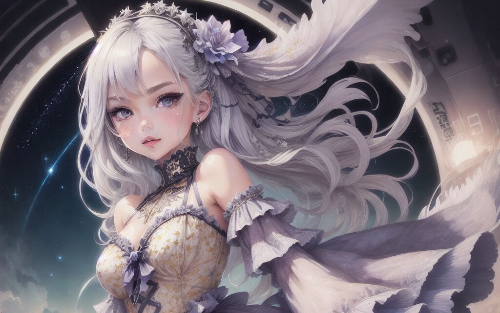 aigc expo | 星月偶像,炫彩人物,花与少女系列