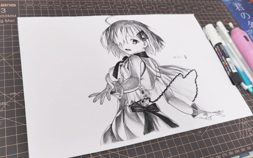 【手绘/fgo/玛修】万事都要一点点积攒起来.