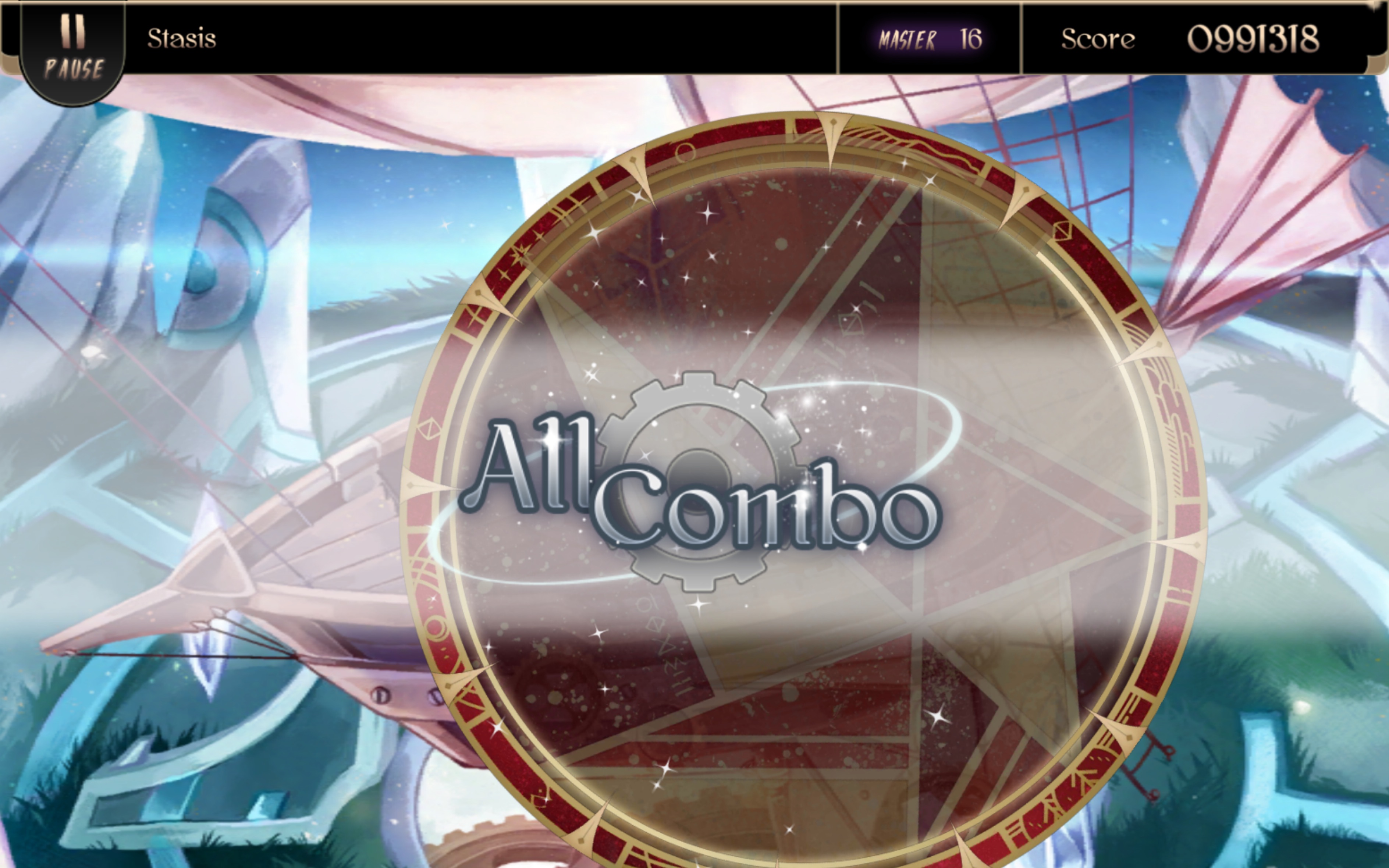 [lanota] stasis(master 16) all combo!