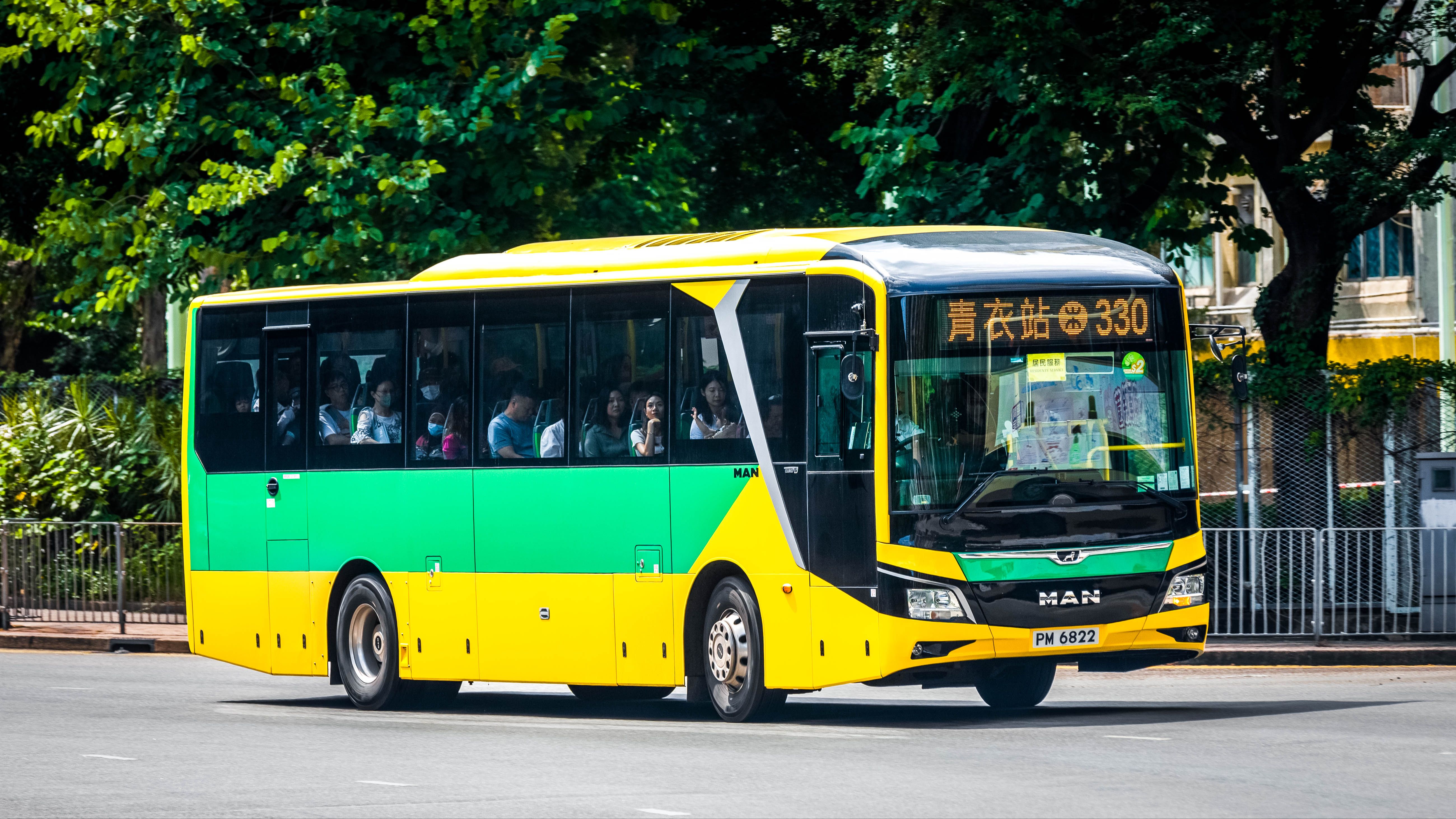 香港ⷮŠ珀丽湾 MAN IC19.360 (RR8) + MAN D1556LOH16哔哩哔哩bilibili