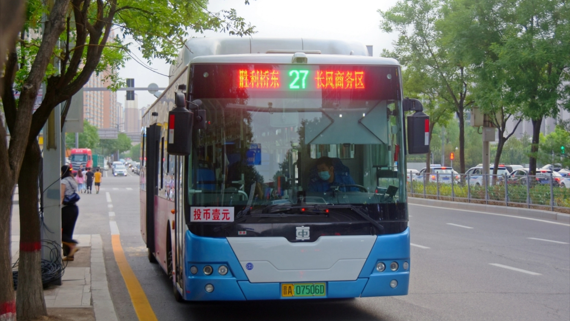 太原公交pov-第93集-27路去程pov倍速版本(长风商务区～胜利桥东)