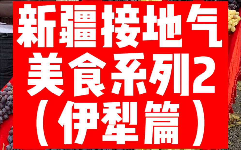 新疆接地气美食系列2(伊犁篇)果酱、巴赫拉瓦、鹰嘴豆、烤鸡哔哩哔哩bilibili