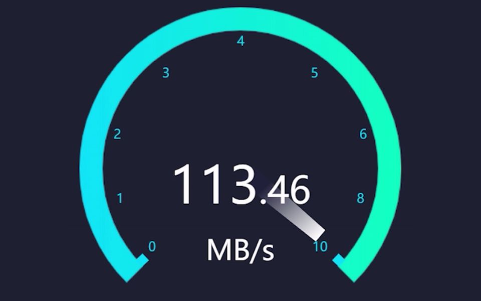 当千兆宽带遇上常用下载软件时速度测试