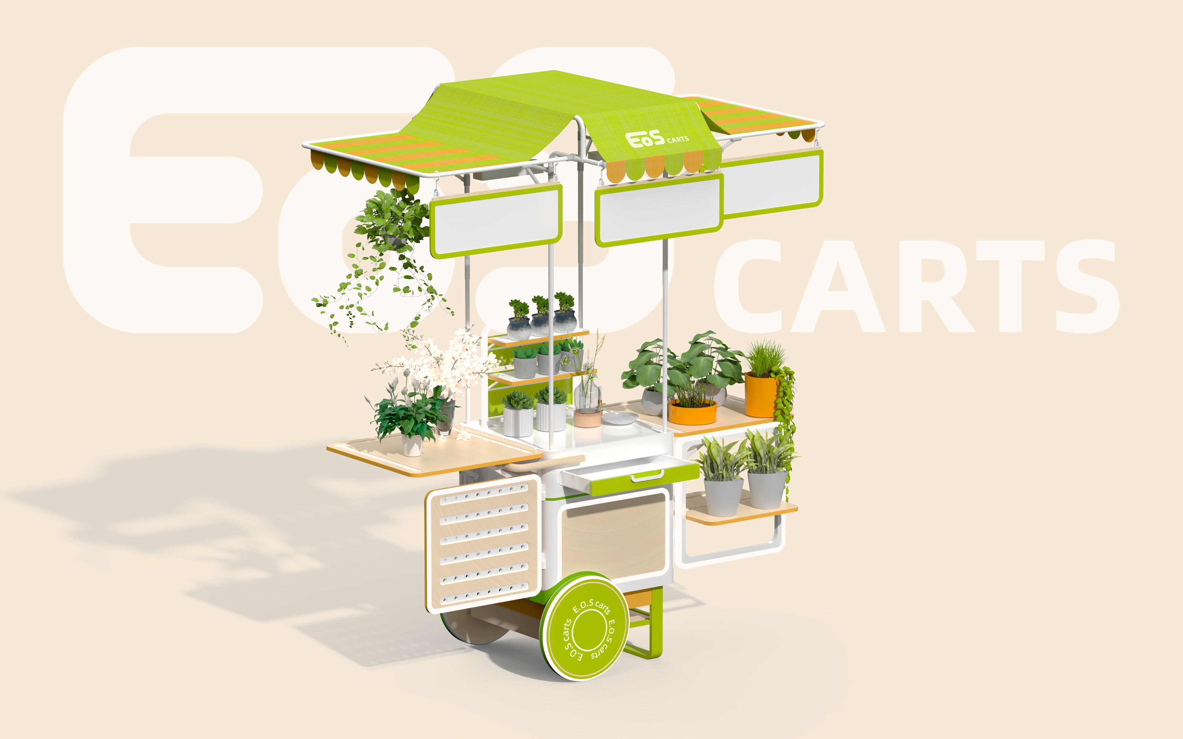 o.s carts 创意市集摊车设计…【2023毕业设计】