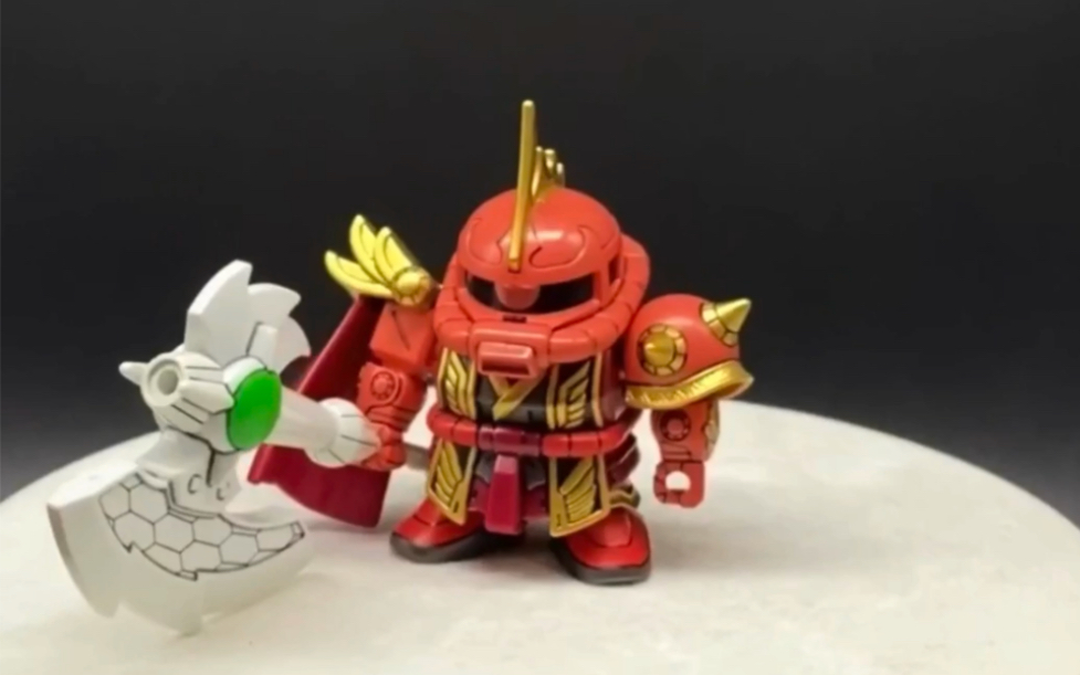 万代sd高达战神合体蚩尤套装司马炎夏亚专用扎古ii三国高达佛山客户